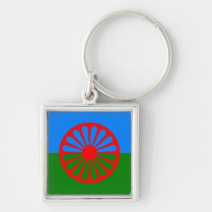 Chaveiro Bandeira de cigana oficial da Romênia