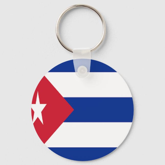 Chaveiro Bandeira de Cuba (Frente)