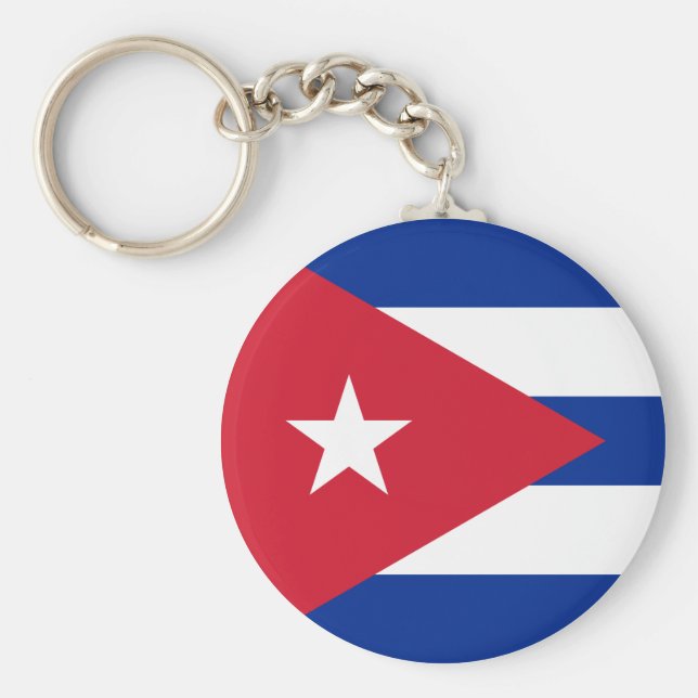 Chaveiro Bandeira de Cuba (Cuba) (Frente)