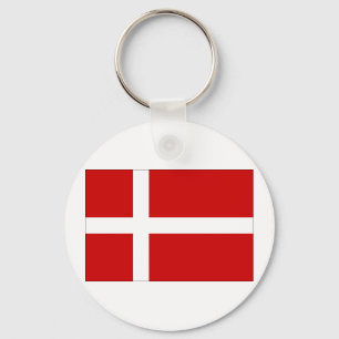 Chaveiro Bandeira de Dinamarca