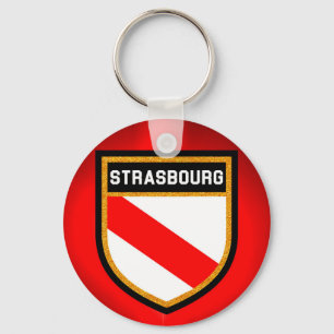 Chaveiro Bandeira de Estrasburgo