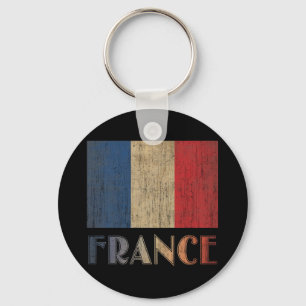 Chaveiro Bandeira de France do vintage