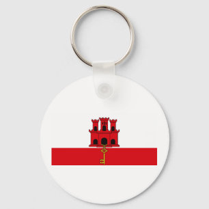 Chaveiro Bandeira De Gibraltar