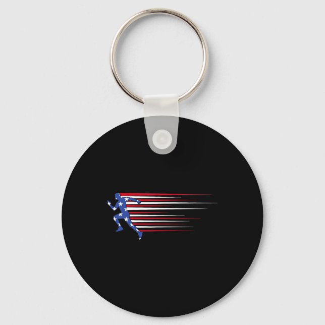 Chaveiro Bandeira de Gorila 'merica Óculos de Sol Patriótic (Frente)