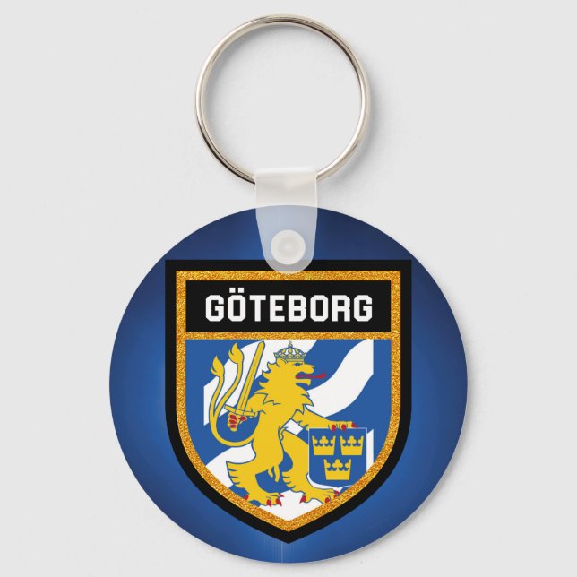 Chaveiro Bandeira de Gotemburgo (Frente)
