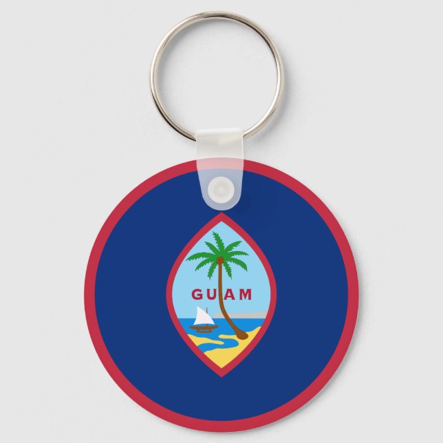 Chaveiro Bandeira de Guam (Frente)
