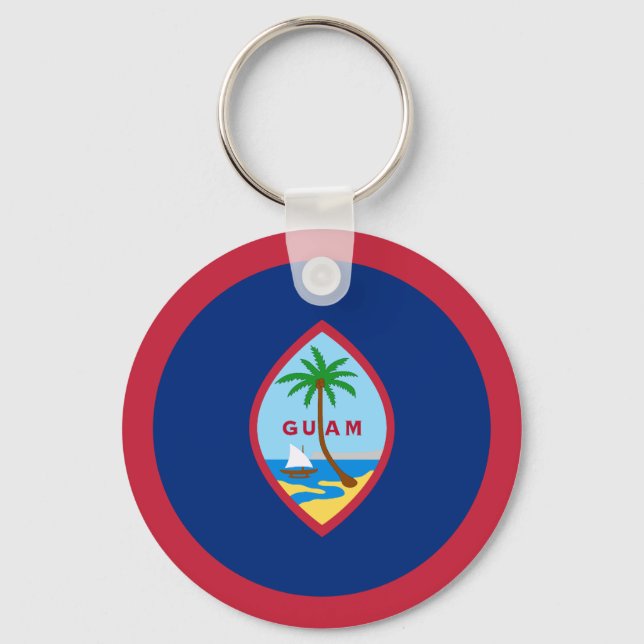 Chaveiro Bandeira de Guam (Frente)