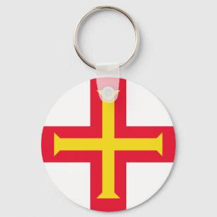 Chaveiro Bandeira de Guernsey