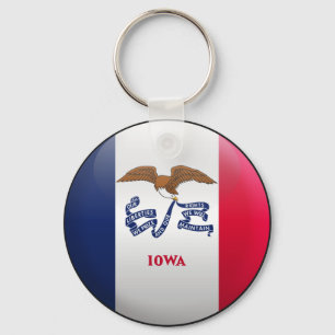 Chaveiro Bandeira de Iowa