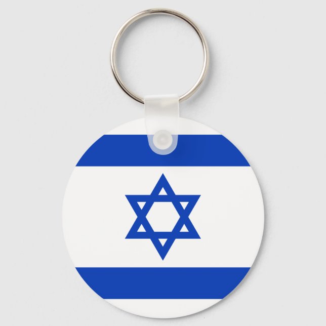 Chaveiro Bandeira de Israel (Frente)