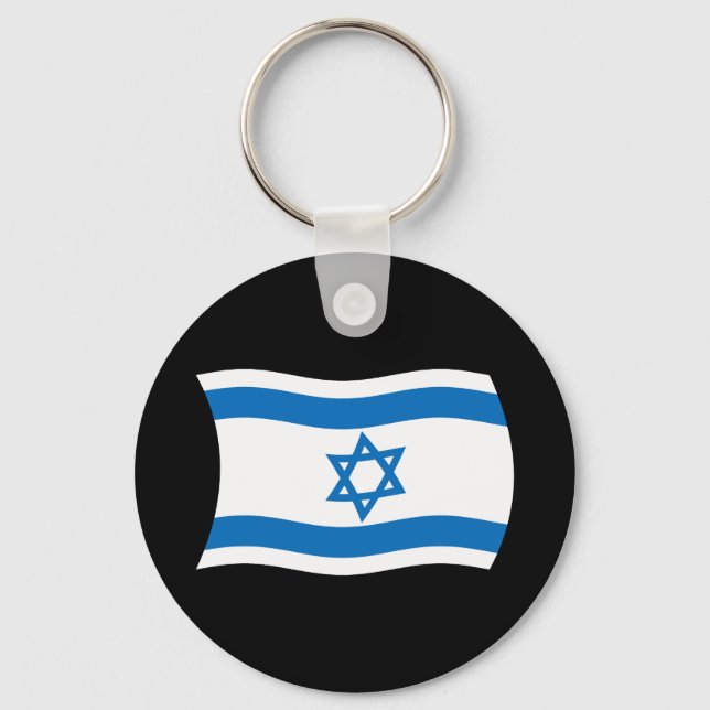 Chaveiro Bandeira de Israel (Frente)