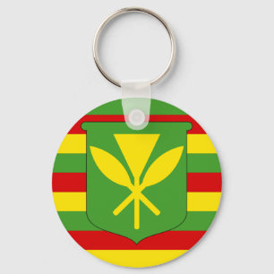 Chaveiro Bandeira de Kanaka Maoli - bandeira havaiana da