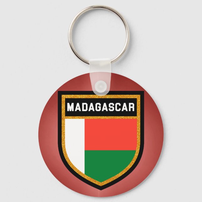 Chaveiro Bandeira de Madagáscar (Frente)