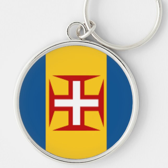 Chaveiro Bandeira de Madeira (Frente)