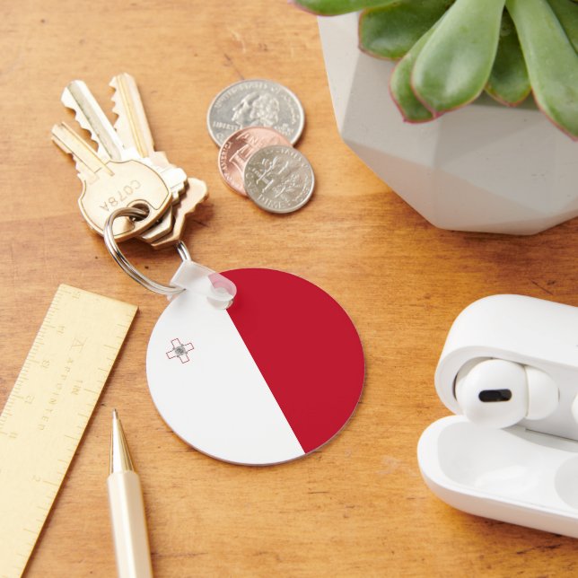 Chaveiro Bandeira de Malta (Mesa)