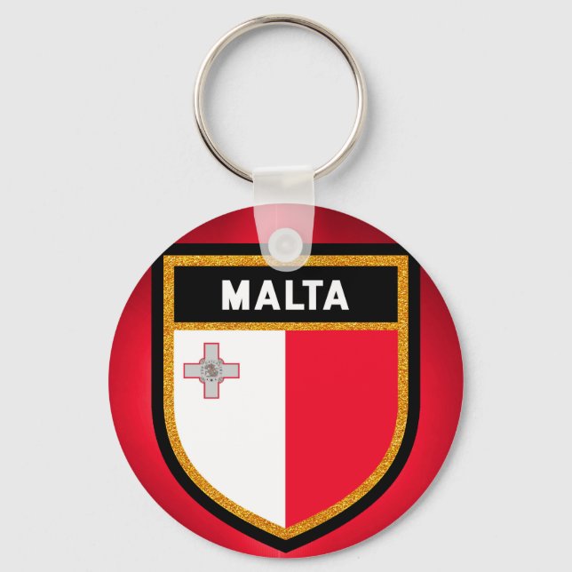 Chaveiro Bandeira de Malta (Frente)