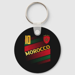 Chaveiro Bandeira de Marrocos Amantes do Orgulho Marroquino