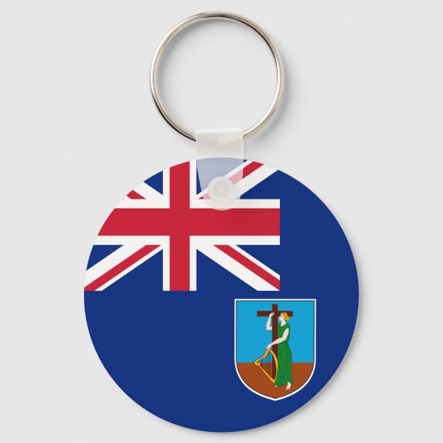Chaveiro Bandeira de Montserrat (Frente)
