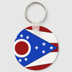 Chaveiro bandeira de Ohio