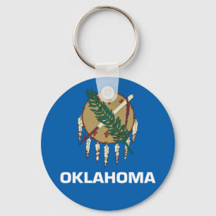 Chaveiro bandeira de Oklahoma