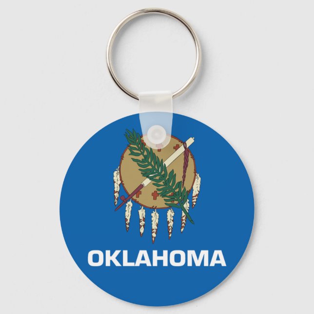 Chaveiro bandeira de Oklahoma (Frente)