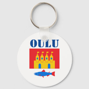 Chaveiro Bandeira de Oulu, Finlândia