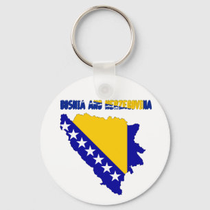 Chaveiro Bandeira de país bosniana