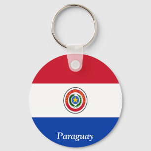 Chaveiro Bandeira de Paraguai