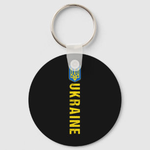 Chaveiro Bandeira de Presente da Ucrânia Ukraini Kiev Ucran