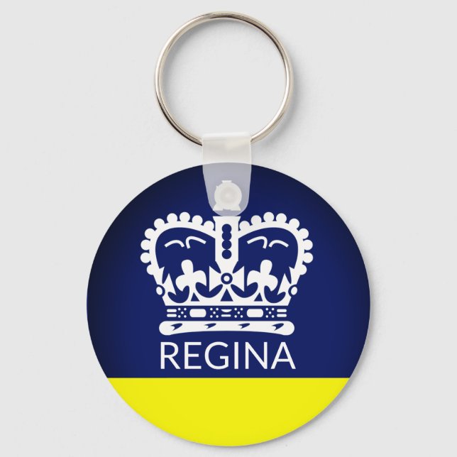 Chaveiro Bandeira de Regina, Saskatchewan (Frente)