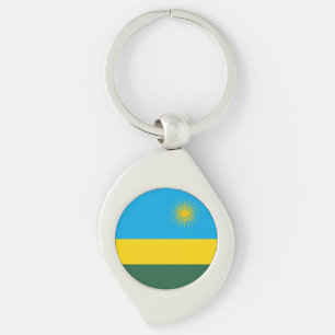 Chaveiro Bandeira de Ruanda