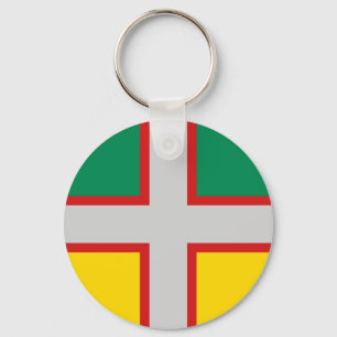 Chaveiro Bandeira de Saguenay-Lac-Santo-Jean (QUÉBEC)