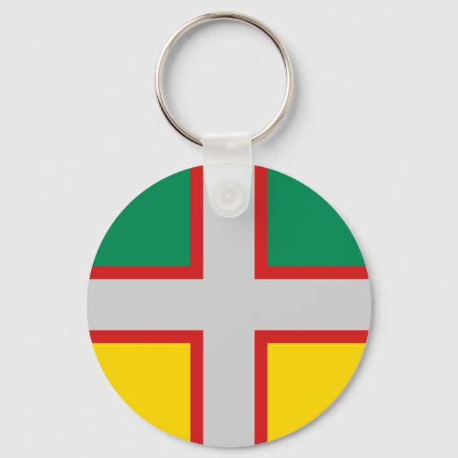 Chaveiro Bandeira de Saguenay-Lac-Santo-Jean (QUÉBEC) (Frente)