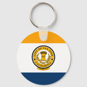 Chaveiro Bandeira de San Jose, Califórnia
