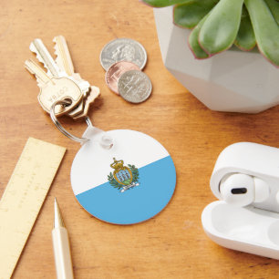 Chaveiro Bandeira de São Marino