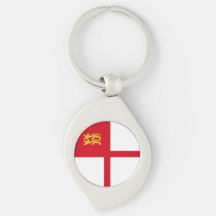 Chaveiro Bandeira de Sark