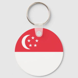 Chaveiro Bandeira de Singapura