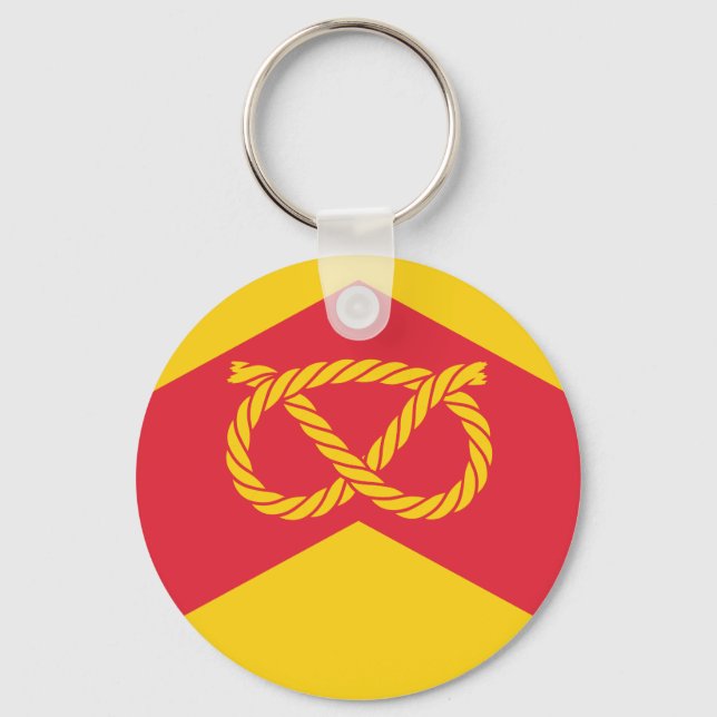 Chaveiro Bandeira de Staffordshire (Frente)