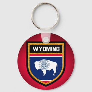 Chaveiro Bandeira de Wyoming