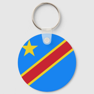 Chaveiro Bandeira Democrática de Congo - a República