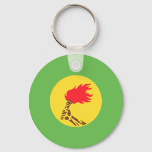 Chaveiro Bandeira Democrática de Zaire, a República