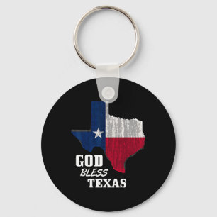 Chaveiro Bandeira Deus Abençoe o Texas Dia da Independência