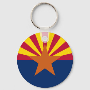 Chaveiro Bandeira do Arizona: Estrela Cadente Sol, O Estado