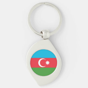 Chaveiro Bandeira do Azerbaijão
