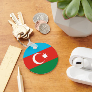 Chaveiro bandeira do Azerbaijão