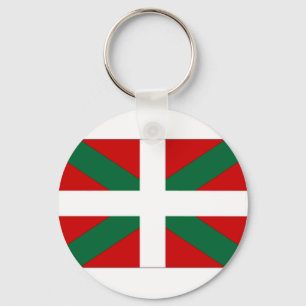 Chaveiro Bandeira do Basque da espanha