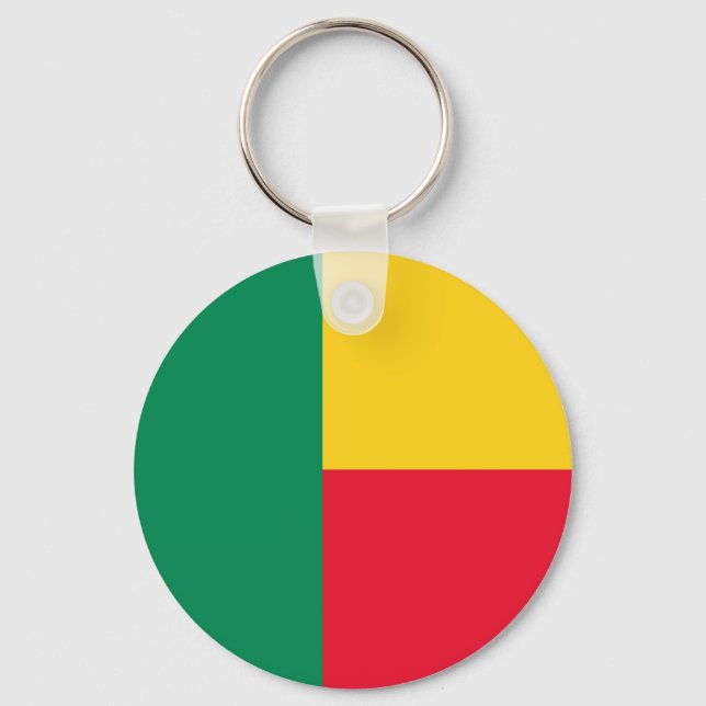 Chaveiro Bandeira do Benim (Frente)