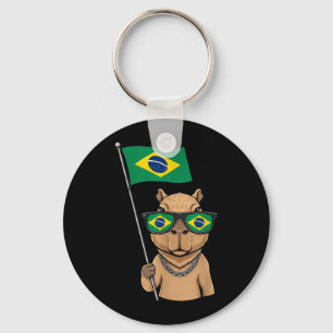Chaveiro Bandeira do Brasil Orgulho Brasileiro Raízes Brasi