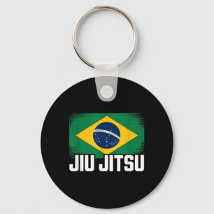 Chaveiro Bandeira do Brasil Para Amantes de Jiu Jitsu Brasi