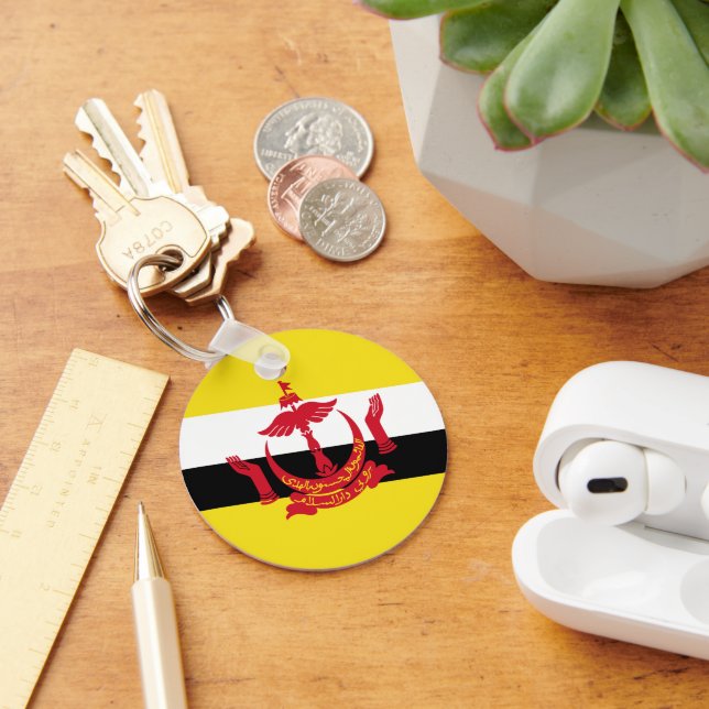 Chaveiro Bandeira do Brunei (Mesa)